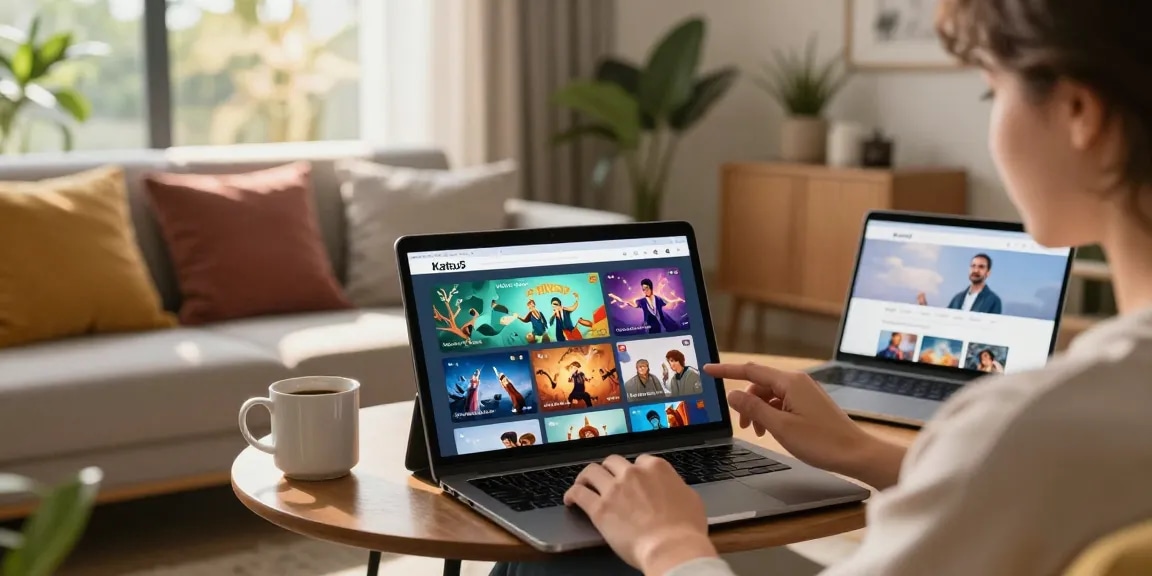 Pengguna menikmati solusi hiburan digital di Katsu5 dengan akses cepat dan fitur interaktif.