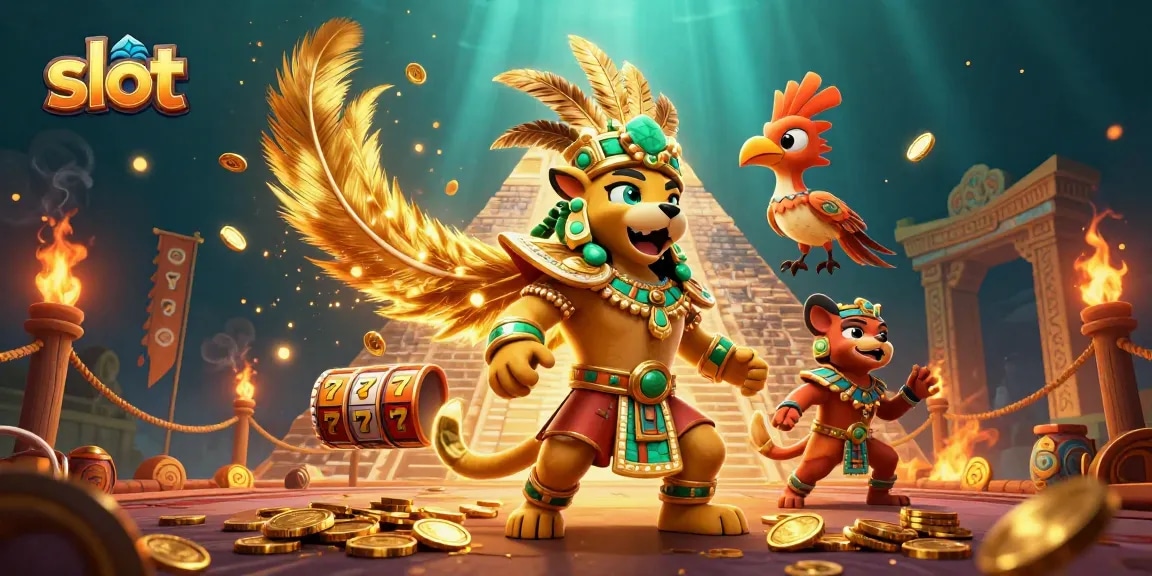 Spin reels with vibrant jackpots and winning symbols in a dynamic casino illustration