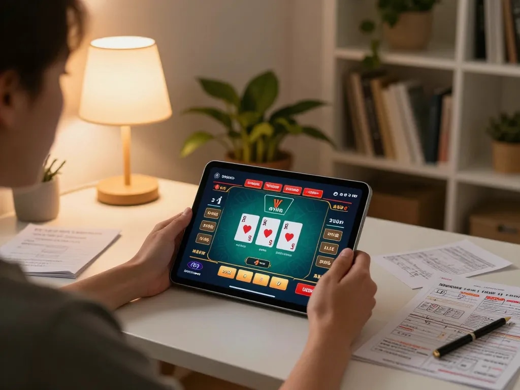 Trải nghiệm trò chơi trực tuyến chiến lược với Liên kết 12bet trên máy tính bảng, trong một không gian ấm cúng tại nhà.