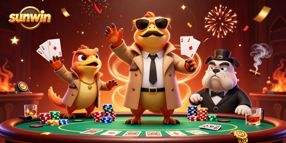 Experience the thrill at sunwin with animated raptors entering a VIP casino lounge.