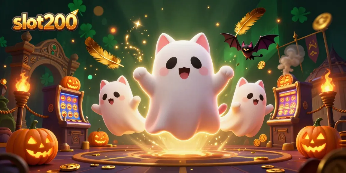 Slot200 menciptakan pengalaman bermain di kasino online dengan kucing hantu dan elemen berani lainnya.