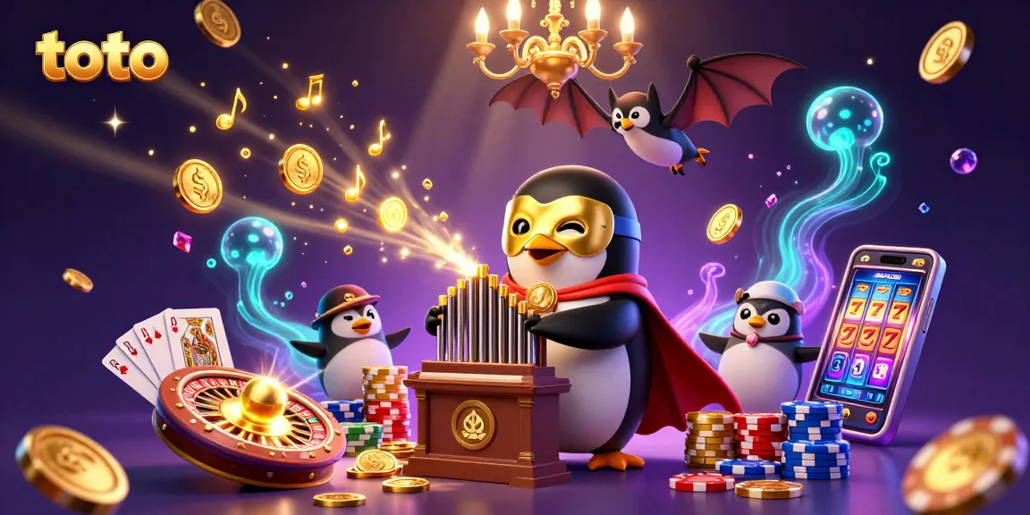 Menggali kemenangan toto dengan penguin opera dan banyak koin emas mengalir.